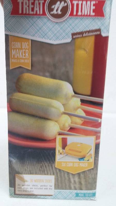 lot 83 image: Corn Dog Maker, as-new in box