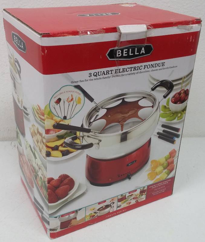 lot 15 image: 3qt Electric Fondue, as-new in box