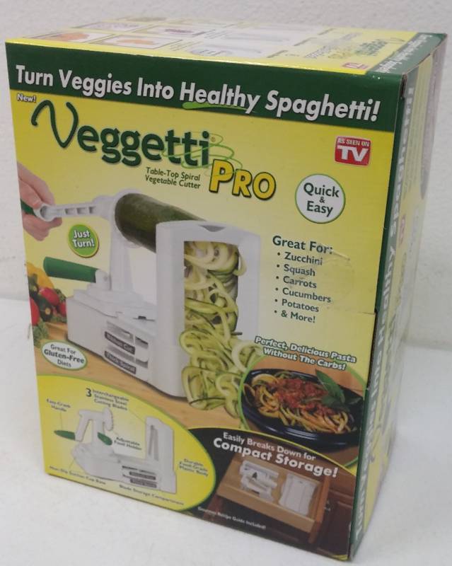 lot 90 image: Veggetti Pro, as-new in box