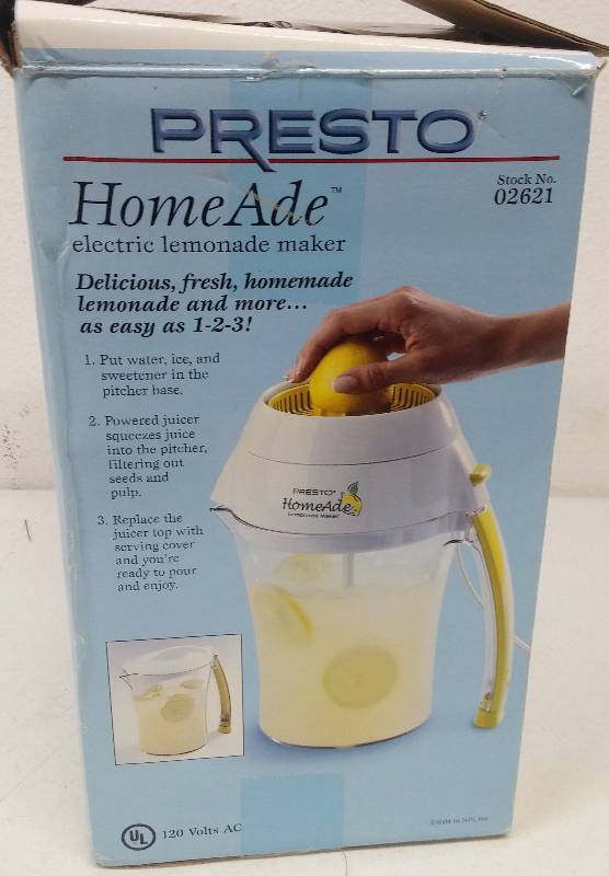 lot 96 image: Presto HomeAde electric Lemonade Maker, as-new in box