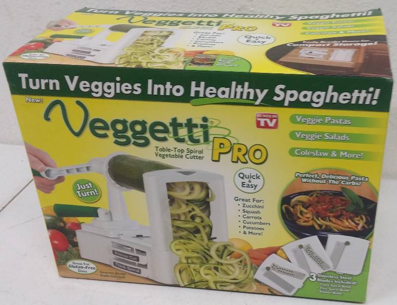 lot 112 image: Veggetti Pro, as-new in box