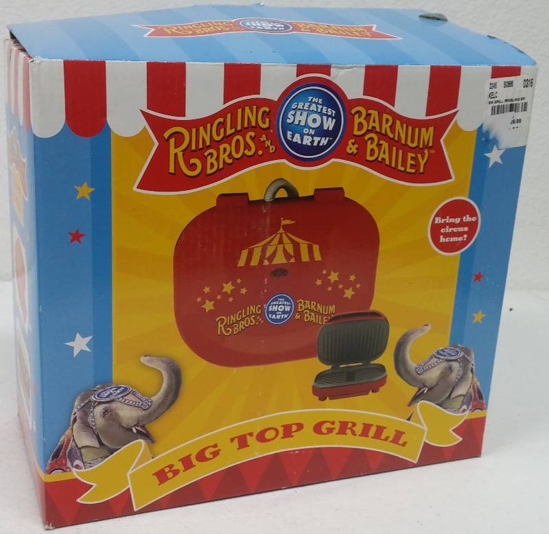 lot 114 image: Ringling BrosBarnum&Bailey-Big Top Grill, as-new in box