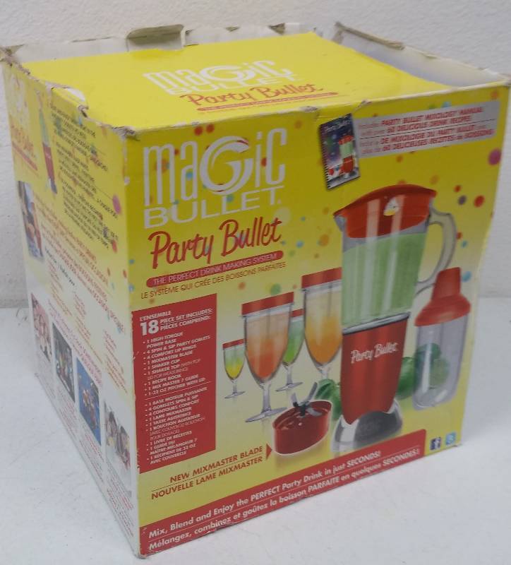 lot 117 image: Magic Bullet-Party Bullet, as-new in box