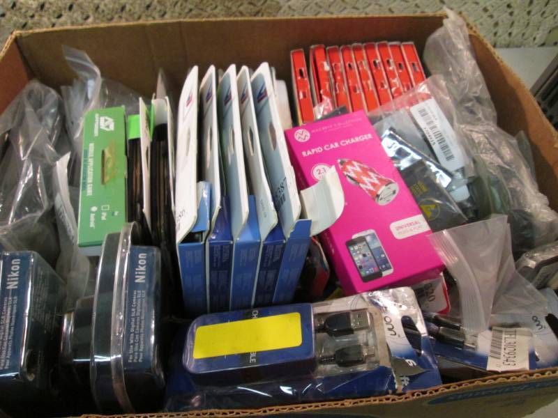 lot 42 image: Large Lot of Misc Chargers Cases Co...