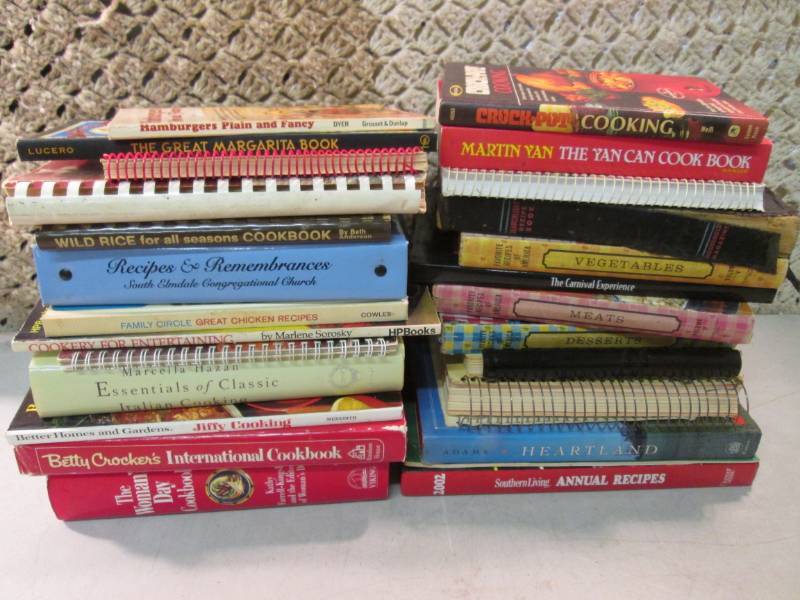 lot 64 image: Large Lot of Misc Cookbooks  HR...