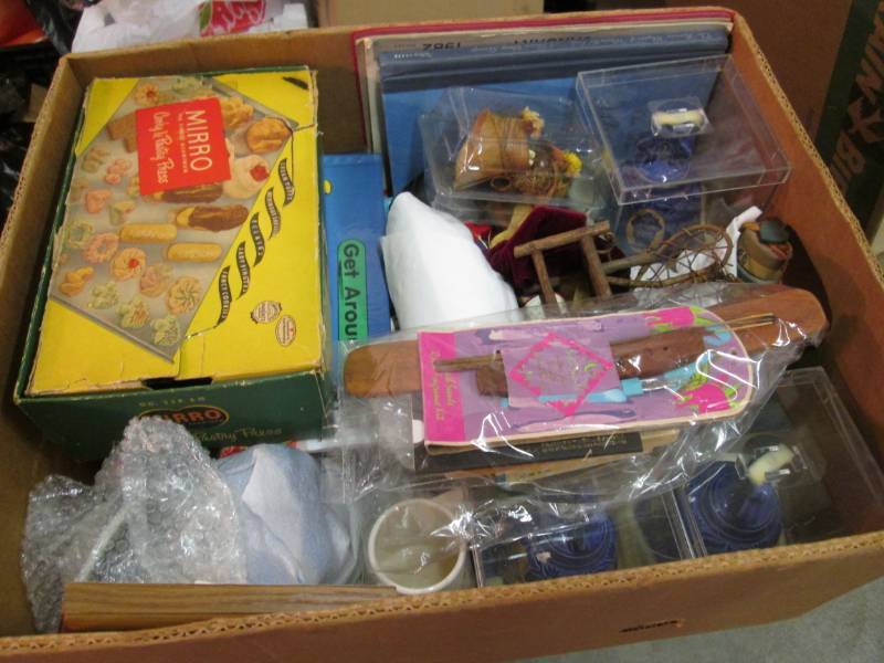 lot 67 image: Box Full of Misc Decor and Collecti...