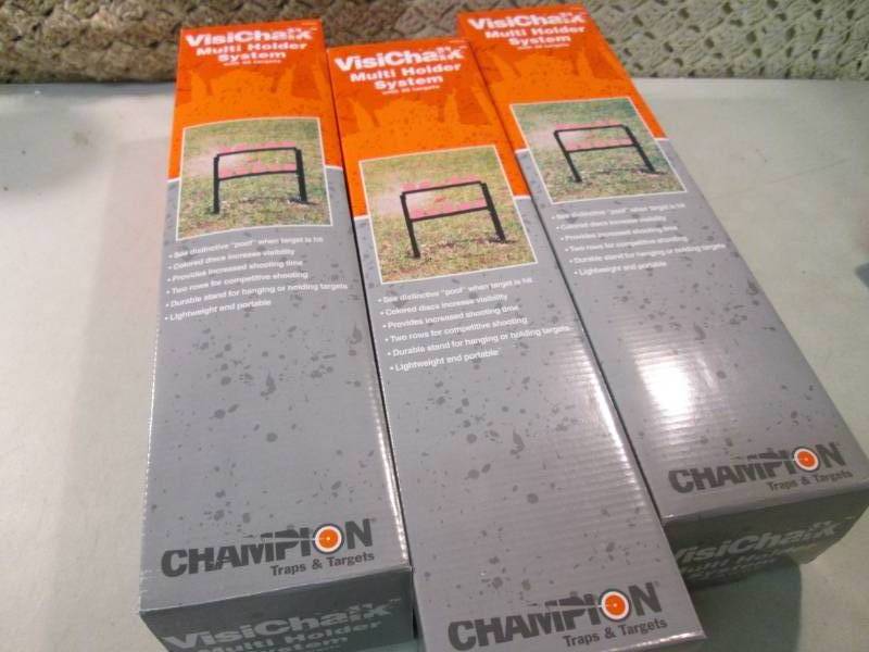 lot 155 image: 3 Champion Traps and Targets VisiCh...