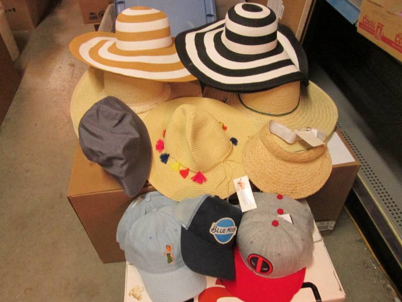lot 180 image: Large Lot of 30 Misc Hats and Caps ...