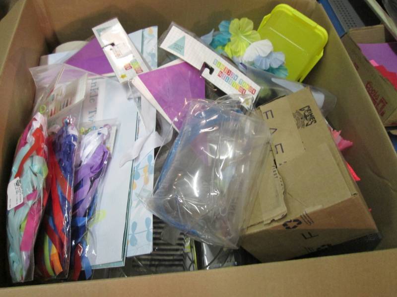 lot 214 image: Box Full of Misc See photos.  A-3...
