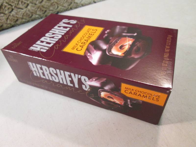 lot 258 image: Box of 12 Hersheys Caramels Best by...