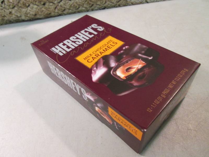 lot 259 image: Box of 12 Hersheys Caramels Best by...