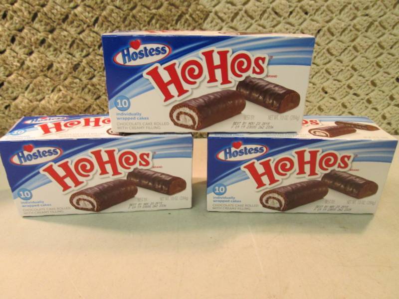 lot 267 image: 3 Boxes of Hostess Ho Hos Best by ...
