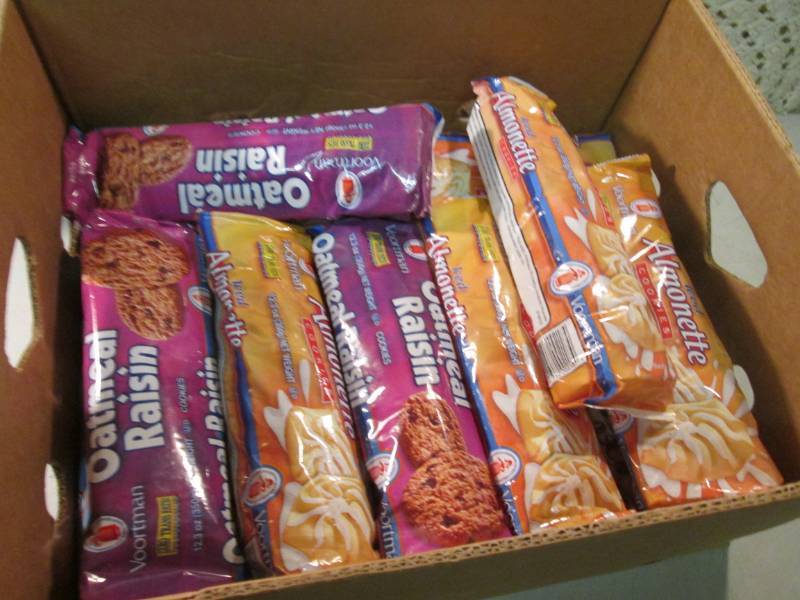 lot 276 image: 15 Packs of Misc Cookies best by Ju...