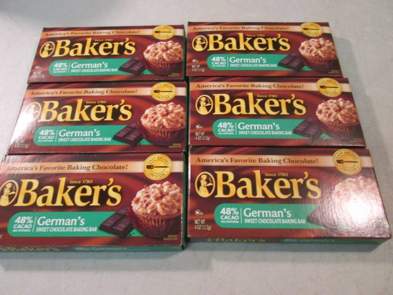 lot 302 image: 6 Boxes of Bakers Germans Sweet Cho...