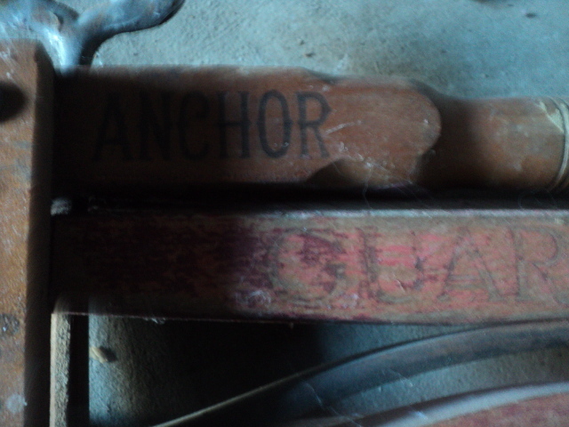 wood and metal ringer...