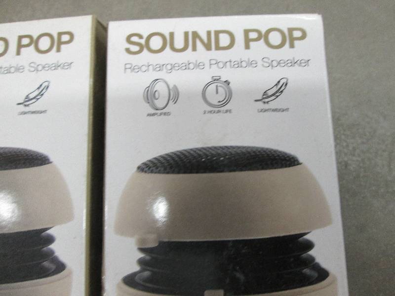 Lot of 5 Sound Pop Rechargeable Por...