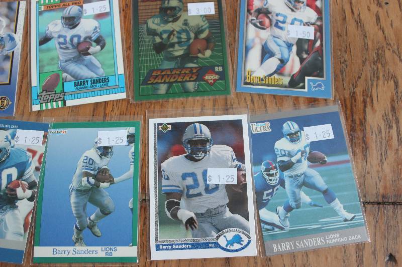 Barry Sanders Cards...
