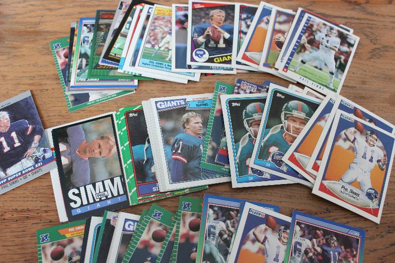 100 Phil Simms Cards...
