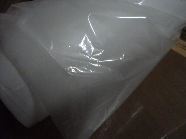 Roll of clear plastic 2 wide...