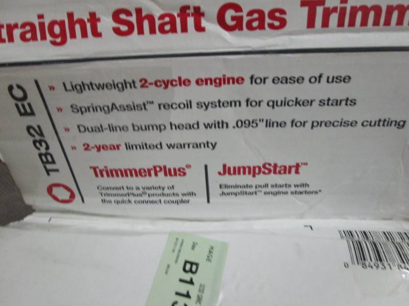 25cc, 2-Cycle Straight-Shaft Gas Tr...