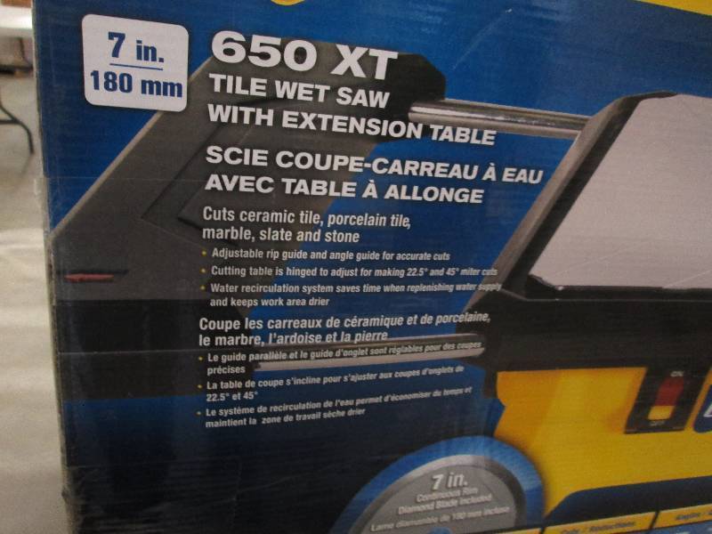 QEP 34 HP Wet Tile Saw with 7 in. ...