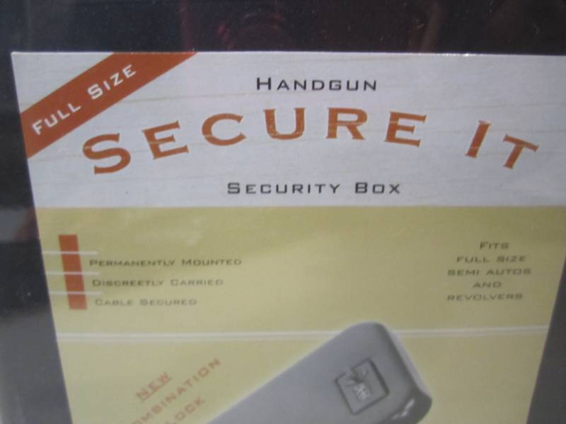 Full Size Handgun Secure It Securit...