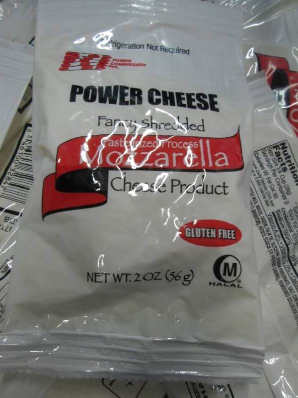 Case of 2 oz Power Cheese Shredded ...