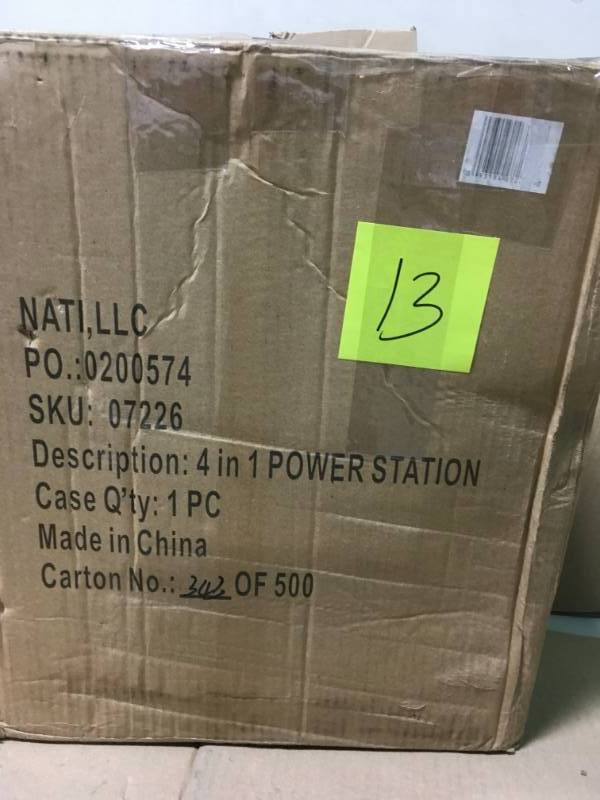 SPEEDWAY Emergency Car Jump Starter and Compressor with Rechargeable Battery open box in good condition