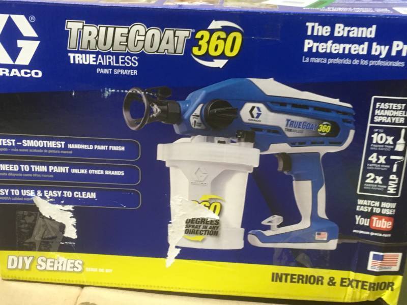 Graco TrueCoat 360 Airless Paint Sprayer in good condition