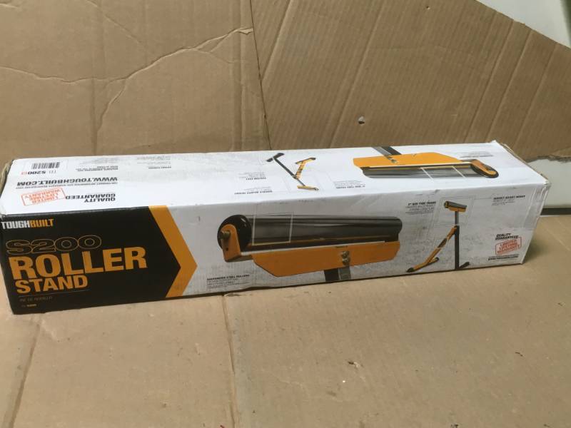 TOUGHBUILT Roller Stand  open box in like new condition