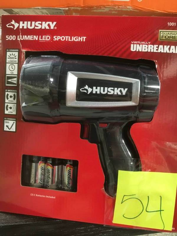 HUSKY Husky 500lumen Unbreakable Spotlight new
