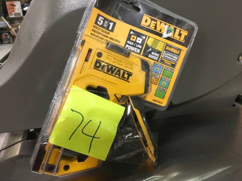 DEWALT 5 in 1 Multi-Tacker Stapler and Brad Nailer Multi-Tool  open box in like new condition