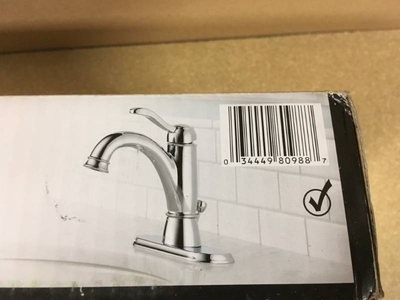 Delta Porter Single Handle Lavatory Pop-Up Faucet 4 in. Chrome
