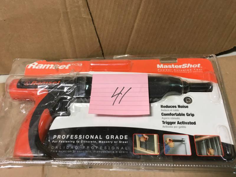 Ramset MasterShot 0.22 Caliber Powder Actuated Tool used in good condition