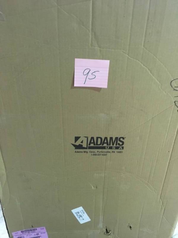 Adams Manufacturing 40 In. Quik-fold Portobello Resin Plastic Outdoor Bistro open box in like new condition