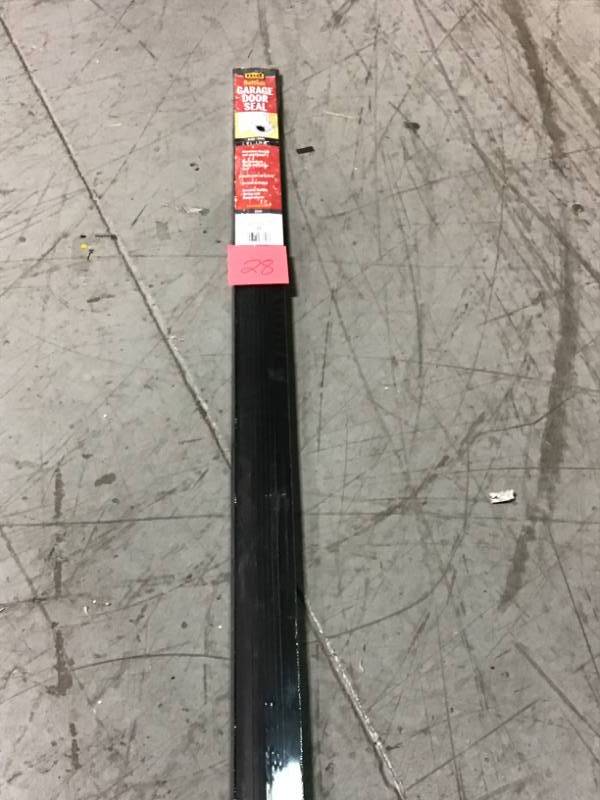 lot 28 image: M-D Building Products 1-58 in. x 9 ft. Aluminum and Vinyl Garage Door Bottom not used