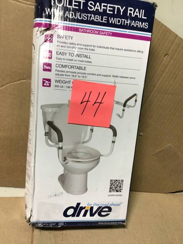 lot 44 image: Drive Toilet Safety Rail not used