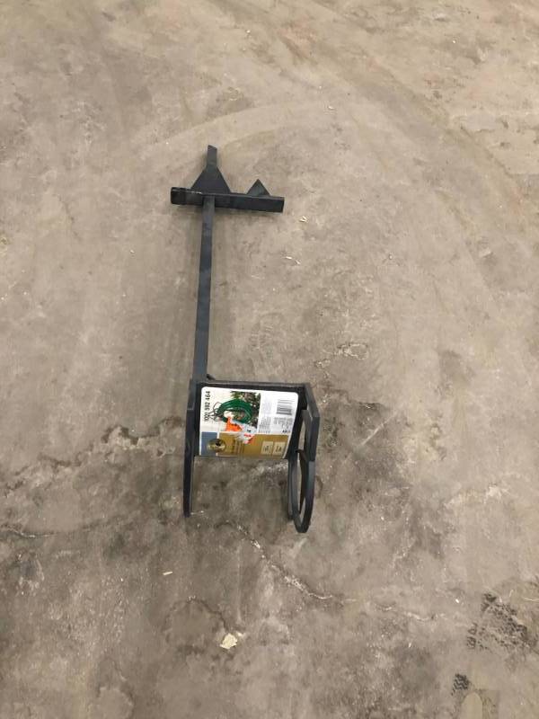 lot 77 image: Hampton Bay Star Steel Hose Stand open box in like new condition