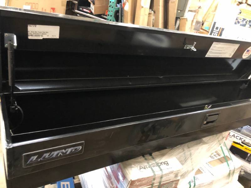 lot 100 image: Lund 70 in. Truck Tool Box not used in very good condition