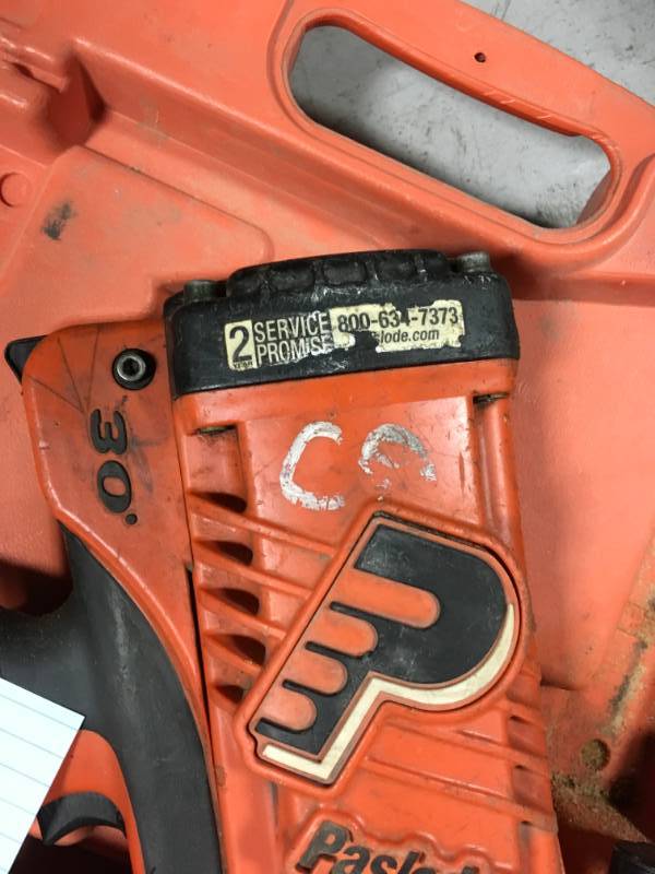 lot 2 image: PASLODE IMPULSE UTILITY FRAMING NAILER USED tool only not tested