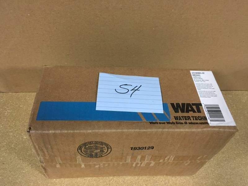 lot 54 image: Watts 34 in. Brass FPT x FPT Reduced-Pressure Zone Assembly open box in like new condition