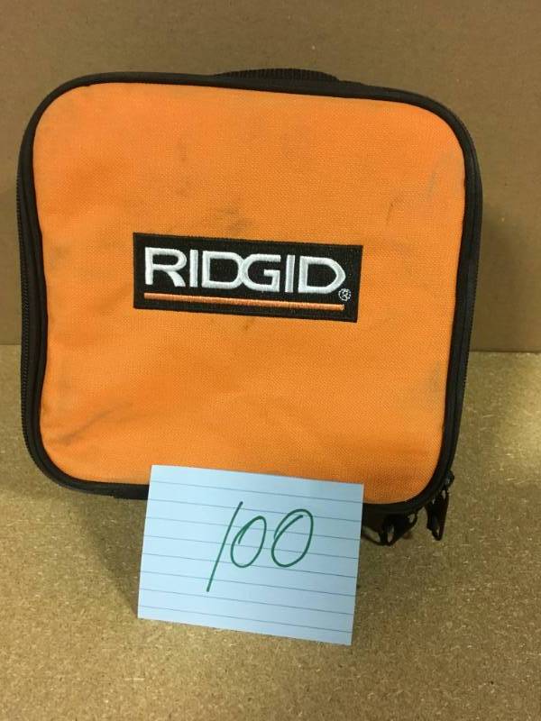 lot 100 image: RIDGID 18-Volt Compact Router R86044 TOOL ONLY