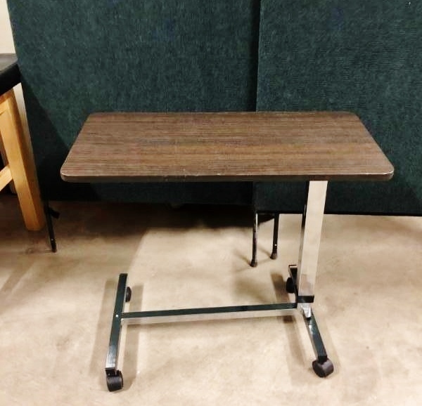 Standard Wood Grain Overbed Table - Great Condition