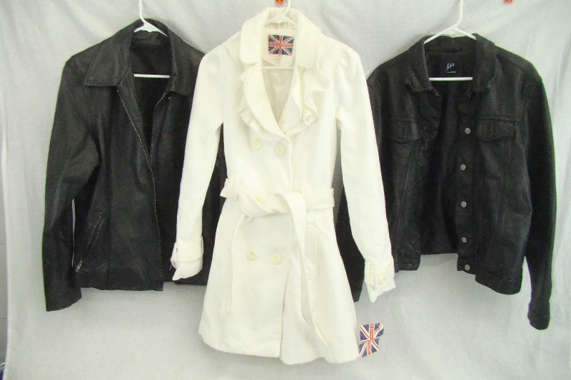 lot 32 image: Lot of New with Tags etc. Womens Winter Coat and Leather Jackets