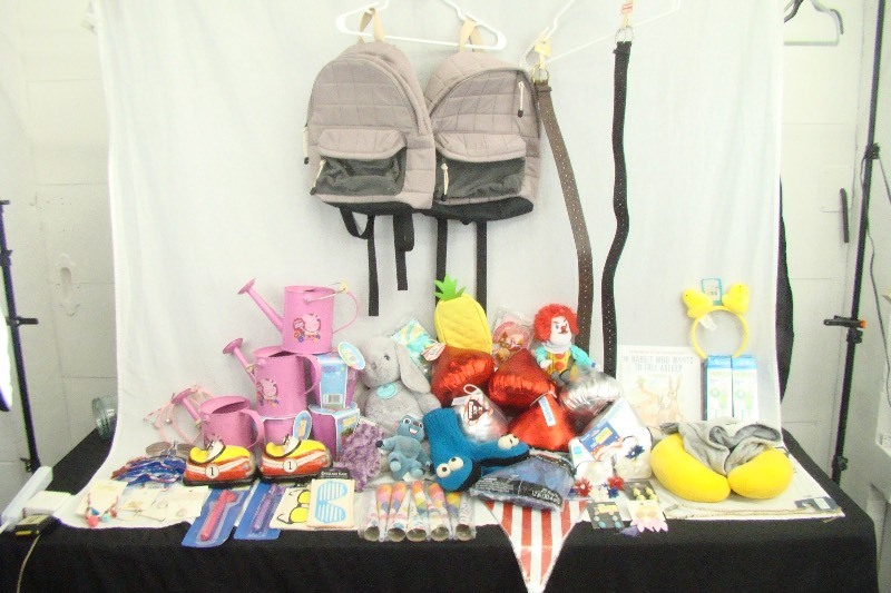 lot 41 image: Lot of New with Tags Childrens Accessories, Backpacks and Toys 