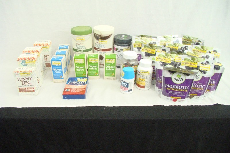lot 44 image: Lot of New Digestive Health Products, Probiotics, Protein etc.