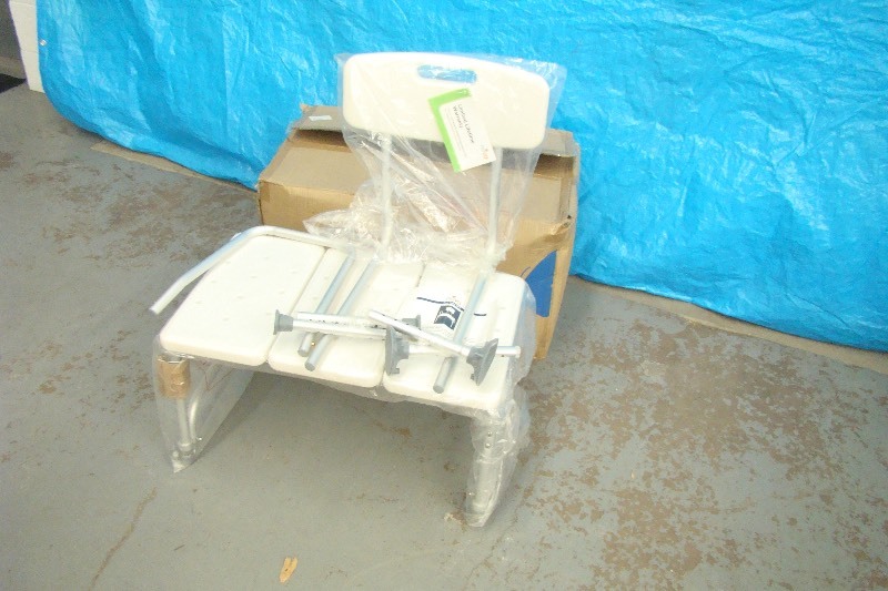 lot 54 image: NEW in Box Nova Heavy Duty Transfer Bench with Detachable Back