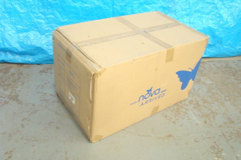 lot 55 image: 2 NEW in Box Nova Heavy Duty Transfer Benches with Detachable Backs
