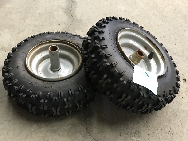 lot 11 image: (2) Snow Blower Tires