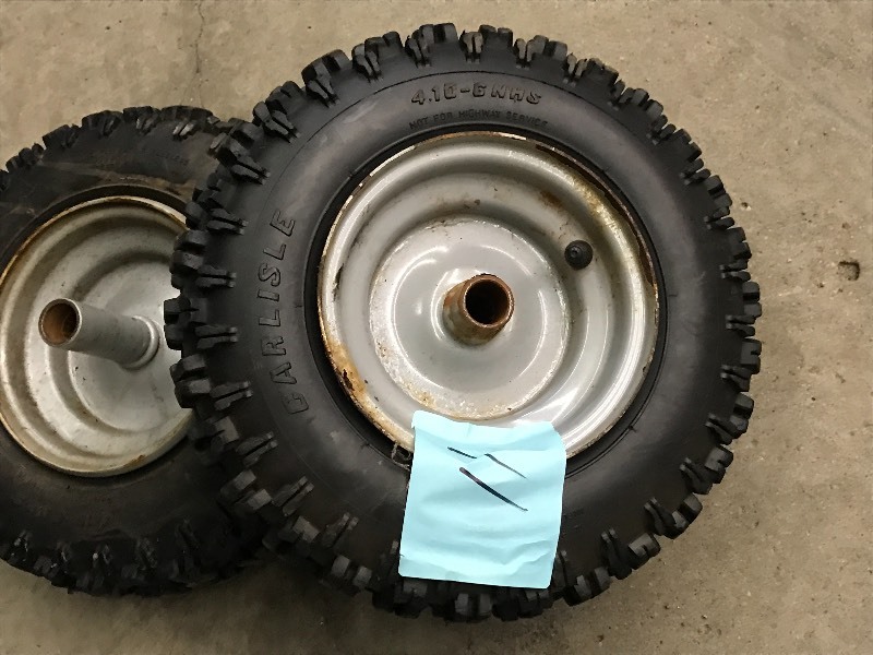 (2) Snow Blower Tires | January Snow Blowers & More | K-BID